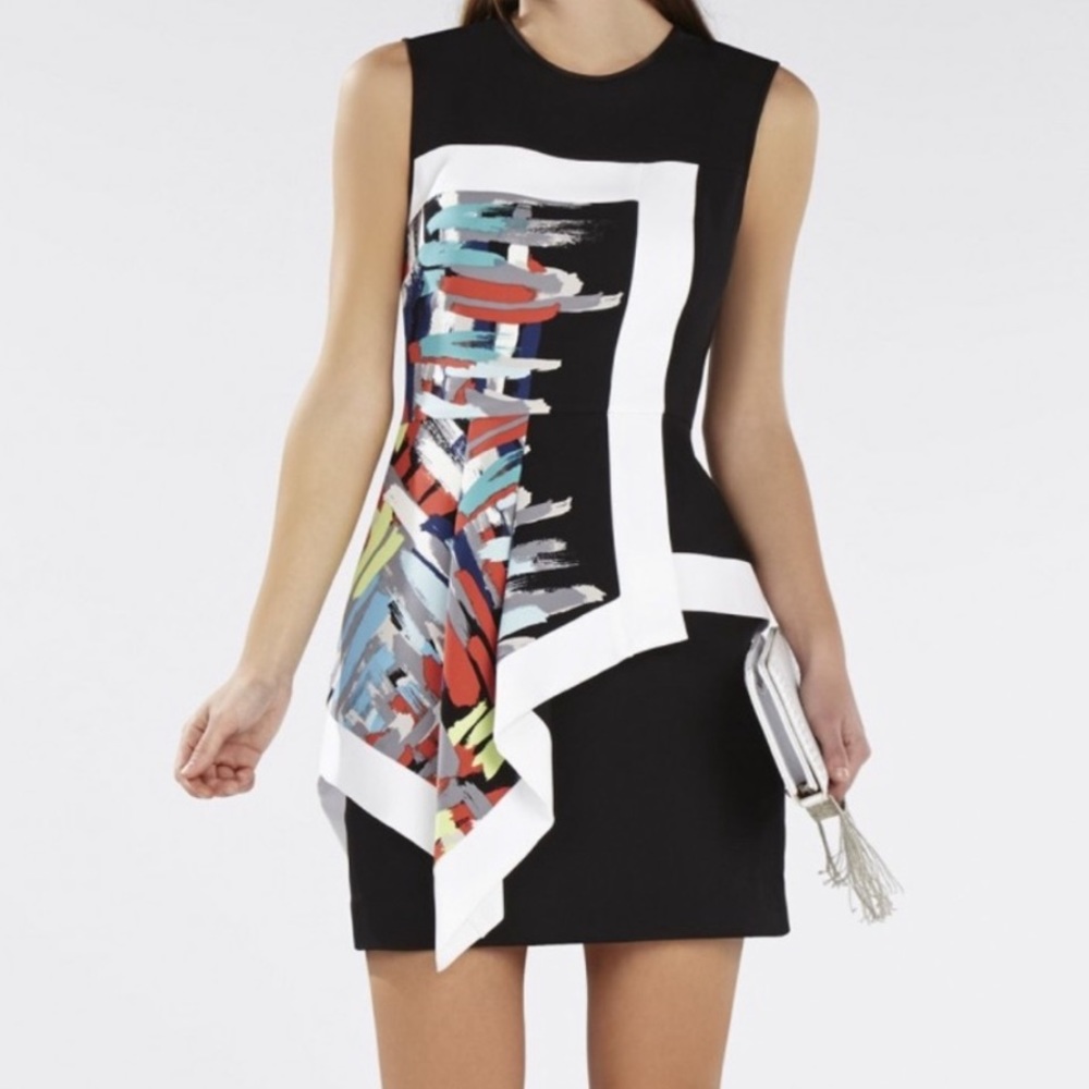 🔥 BCBGMAXAZRIA Peplum Dress